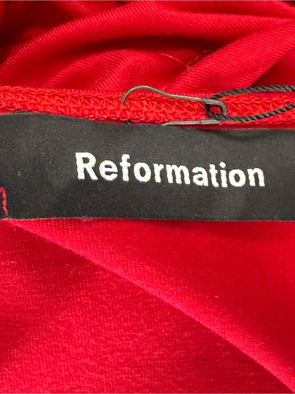 Reformation Becca Midi Dress Red Wrap Dress Size S NWT - Picture 5 of 7